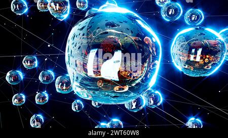 Animal cells, illustration Stock Photo - Alamy