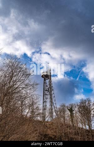 Aalborg tower, old steeltower in the city, Denmark Stock Photo