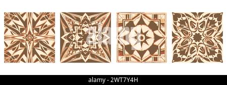 Abstract pattern. Illustration for printing on wall decorations. For use in graphics. Stock Photo