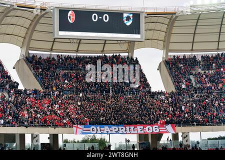 Bari, Italy. 16th Mar, 2024. Supporters of SSC Bari during SSC Bari vs UC Sampdoria, Italian soccer Serie B match in Bari, Italy, March 16 2024 Credit: Independent Photo Agency/Alamy Live News Stock Photo