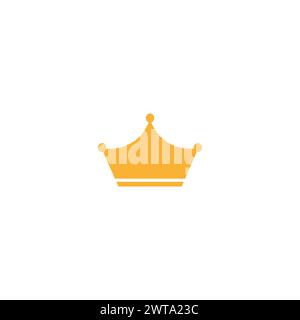 Crown Icon in trendy flat style isolated on white background. Royal ...