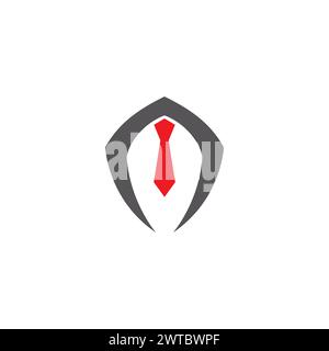 Academy Trainer logo. Tie Logo Stock Vector