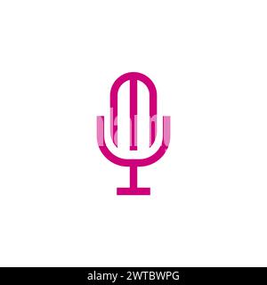 MY Audio Logo. Microphone Logo Stock Vector