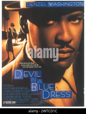 1995 Devil in a Blue Dress film poster, Directed byCarl Franklin Stock Photo