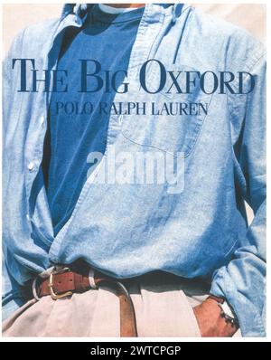 1991 The Big Oxford Polo Ralph Lauren Ad Stock Photo - Alamy