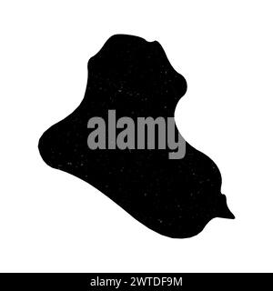 Iraq Map Texture Vector Iraq map isolated on white background Stock Vector Image & Art ...