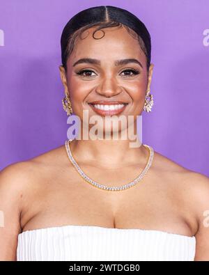 LOS ANGELES, CALIFORNIA, USA - MARCH 16: Kyla Pratt arrives at the 55th Annual NAACP Image Awards held at the Shrine Auditorium and Expo Hall on March 16, 2024 in Los Angeles, California, United States. (Photo by Xavier Collin/Image Press Agency) Stock Photo