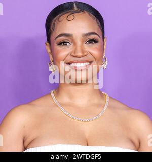 LOS ANGELES, CALIFORNIA, USA - MARCH 16: Kyla Pratt arrives at the 55th Annual NAACP Image Awards held at the Shrine Auditorium and Expo Hall on March 16, 2024 in Los Angeles, California, United States. (Photo by Xavier Collin/Image Press Agency) Stock Photo