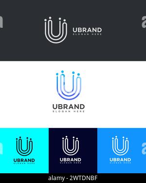 U Letter Logo Icon Brand Identity Sign. U Letter Symbol Template Stock Vector