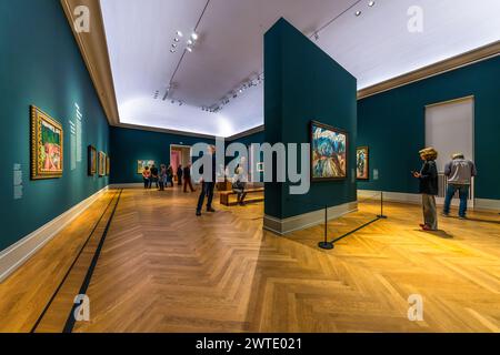 Edvard Munch exhibition at the Museum Barberini. Potsdam, Brandenburg, Brandenburg, Germany Stock Photo