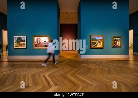Edvard Munch exhibition at the Museum Barberini. Potsdam, Brandenburg, Brandenburg, Germany Stock Photo