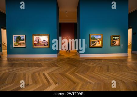 Edvard Munch exhibition at the Museum Barberini. Potsdam, Brandenburg, Brandenburg, Germany Stock Photo