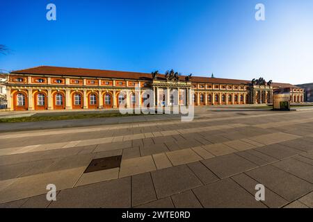 Potsdam Film Museum. The museum is housed in the Marstall of the Potsdam City Palace. The Film Museum Potsdam is housed in the former stables, Potsdam, Brandenburg, Brandenburg, Germany Stock Photo