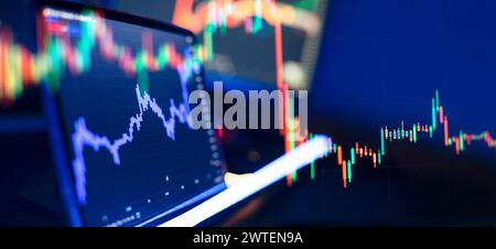 Planning and strategy financial portfolio and assets manager analyzing . Stock Photo