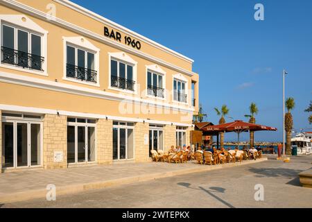 Kos, Greece - May 12, 2023: Architecture of Kardamena town on the island of Kos, Greece Stock Photo