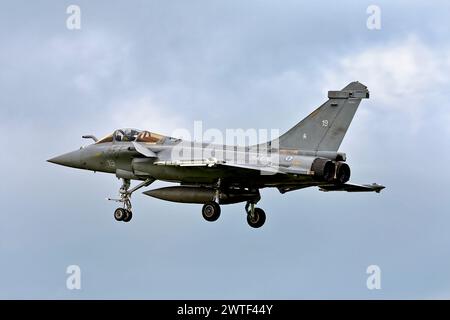 RNAS Yeovilton, Somerset, UK - July 10 2009: A Marine Nationale (French Navy) Dassault Rafale M at the 2009 RNAS Yeovilton International Air Day Stock Photo