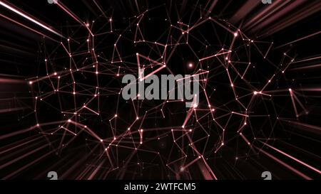 Abstract Plexus Technology Science And Engineering  Background Stock Photo