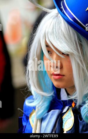 Toronto, Canada. 17th Mar, 2024. A participant is arriving at the 2024 Toronto Comicon, held at the Metro Toronto Convention Centre, in Toronto, Canada, on March 17, 2024. (Photo by Mike Campbell/NurPhoto)0 Credit: NurPhoto SRL/Alamy Live News Stock Photo