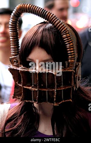Toronto, Canada. 17th Mar, 2024. A participant is arriving at the 2024 Toronto Comicon, held at the Metro Toronto Convention Centre, in Toronto, Canada, on March 17, 2024. (Photo by Mike Campbell/NurPhoto)0 Credit: NurPhoto SRL/Alamy Live News Stock Photo