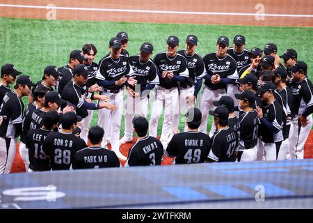 Gocheok Sky Dome, Seoul, South Korea. 17th Mar, 2024. South Korea team group (KOR), MARCH 17, 2024 - Baseball : MLB World Tour Seoul Series exhibition game between the San Diego Padres and Team South Korea at Gocheok Sky Dome, Seoul, South Korea. Credit: Naoki Nishimura/AFLO SPORT/Ģ����ý Live News Stock Photo
