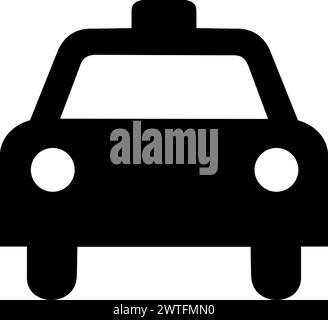 Official aiga Taxi icon. Car. Vector icon isolated on white background. Stock Vector