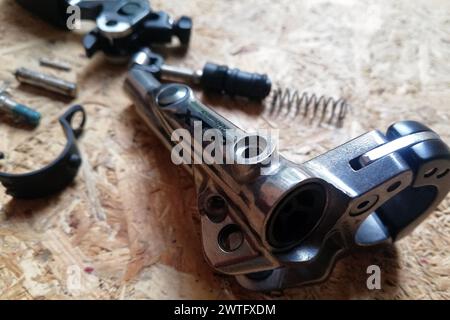 Shimano XTR mountain bike brake lever Stock Photo