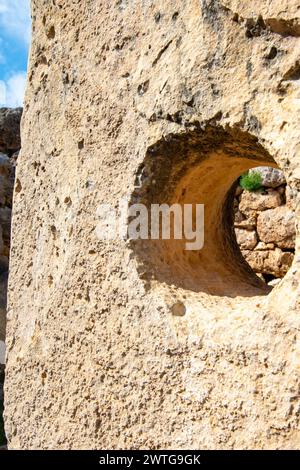 Ggantija Temples - Gozo - Malta Stock Photo