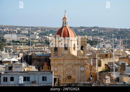 St George's Basilica - Gozo - Malta Stock Photo