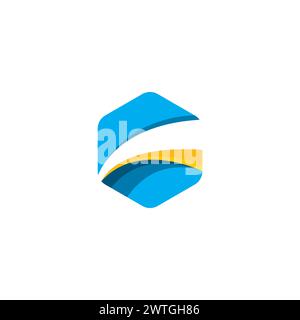 G Hexagon Abstract Logo. Letter G Logo Stock Vector