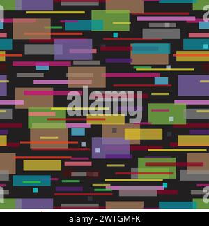 fast speed motion colorful objects seamless pattern vector Stock Vector