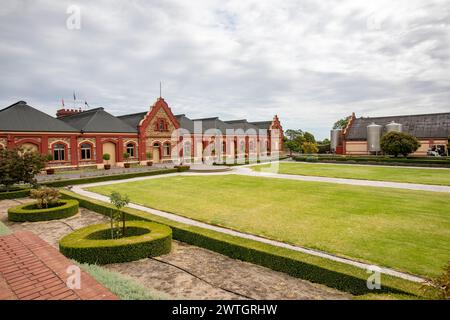 Chateau Tanunda wine winery estate in Barossa Valley,South Australia owned by the Geber family,2024 Stock Photo