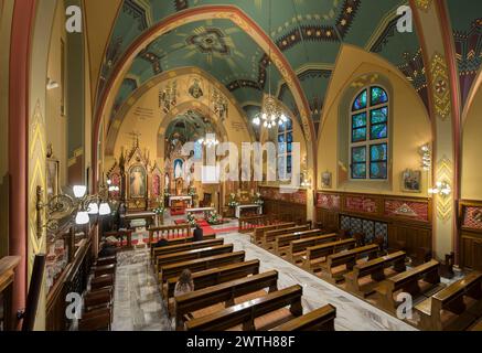 Chapel of St. Jozefa, Sanctuary of Divine Mercy, Krakow, Poland Stock Photo