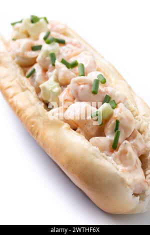 Lobster roll isolated on white background Stock Photo