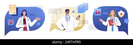 Doctor medical interns patient Cut Out Stock Images & Pictures ...