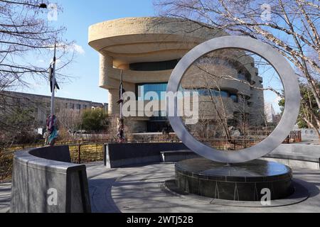 Washington DC, USA - February 29, 2024 - National Museum of the American Indian Stock Photo