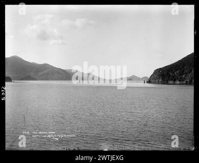 The French Pass gelatin dry plate negatives, black-and-white negatives Stock Photo