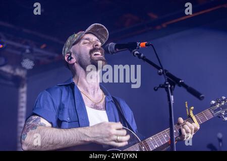 X Ambassadors perform at Speak Easy during SXSW in Austin, Texas on March 14, 2024. (Photo by Stephanie Tacy/SIPA USA) Stock Photo