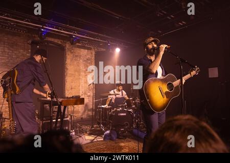 X Ambassadors perform at Speak Easy during SXSW in Austin, Texas on March 14, 2024. (Photo by Stephanie Tacy/SIPA USA) Stock Photo