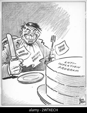 Cartoon - You Can't Have Your Cake and Eat It Too. John Collins (1917