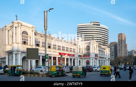 India, New Delhi, Connaught Place Stock Photo