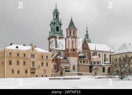 Wawel Cathedral, The Wawel Royal Castle Stock Photo