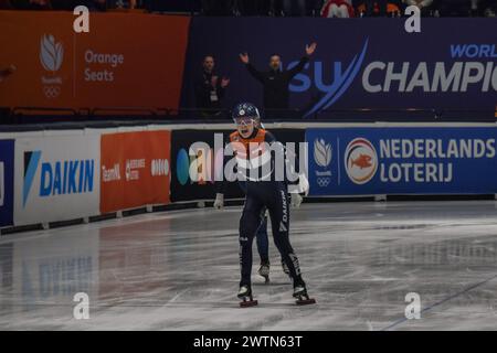 Rotterdam, Netherlands. 17th Mar, 2024. Ahoy Rotterdam, 15th March 2024 Relay Woman Final, March 17th 2024 at Rotterdam Ahoy, NL (Arne van der Ben/SPP) Credit: SPP Sport Press Photo. /Alamy Live News Stock Photo