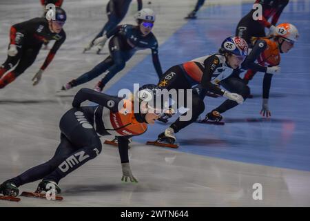 Rotterdam, Netherlands. 17th Mar, 2024. Ahoy Rotterdam, 15th March 2024 Relay Woman Final, March 17th 2024 at Rotterdam Ahoy, NL (Arne van der Ben/SPP) Credit: SPP Sport Press Photo. /Alamy Live News Stock Photo