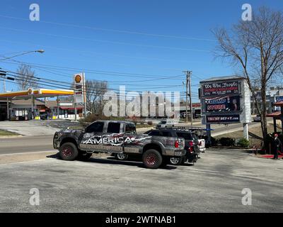 Branson, Missouri - March 11: Donald Trump Store Stock Photo