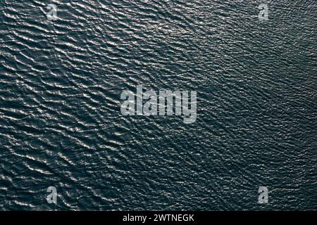 the surface of the rough sea Stock Photo