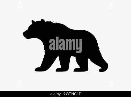 Bear cub head tattoo, tattoo illustration, vector on a white background ...