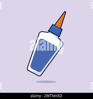 Glue Vector Illustration Office Stationary School Glue Icon sticky Glue Stock Vector