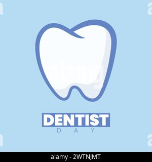 Dentist's Day Vector Icon Illustration Dentist icon Dental hygiene vector Stock Vector