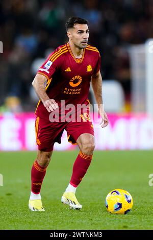 CELIK Zeki (As Roma) during US Cremonese vs AS Roma, Italian soccer ...