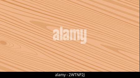 Realistic light wood pattern texture, background - Vector illustration Stock Vector